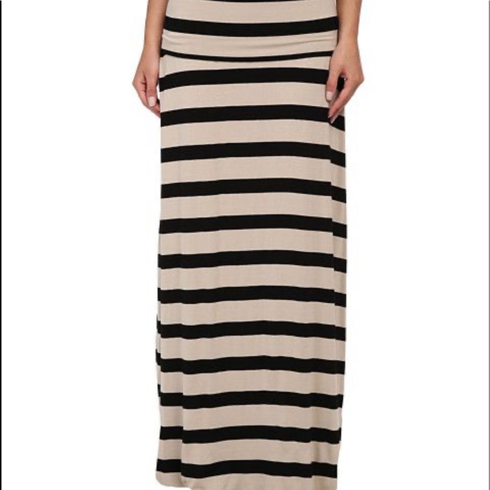 Calvin Klein stripped maxi skirt